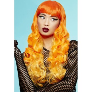 Manic Panic Long Cut Siren™ Synthetic Hair Wig - Psychedelic Sunrise™