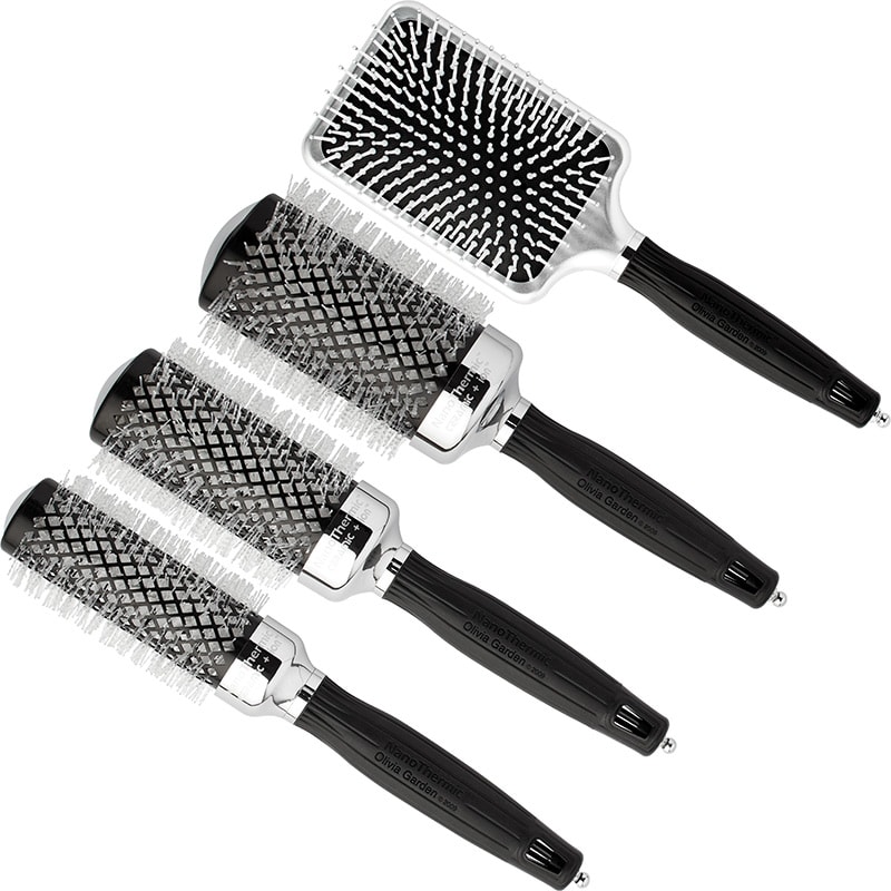Olivia Garden NanoThermic Ceramic + Ion Eclipse Brush Collection