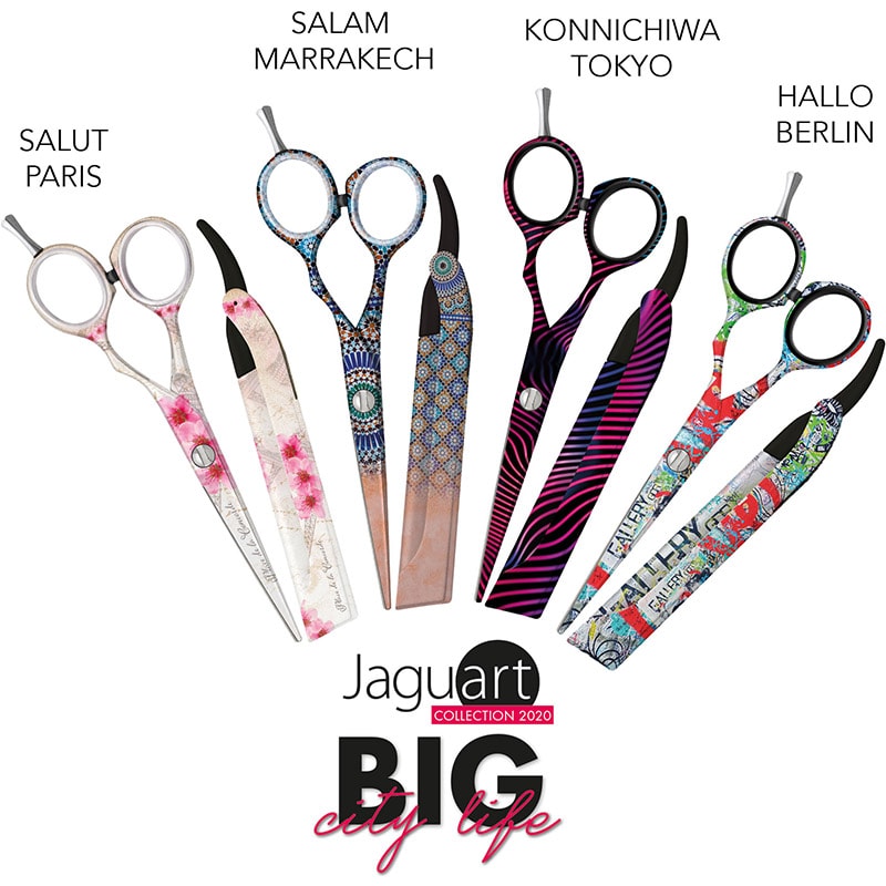 Jaguar Jagu-ART Big City Offset Scissor (5.5 inch) & JT1M Folding Razor Set - Image 2