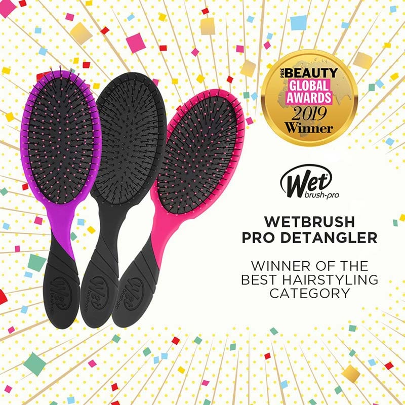 WetBrush Pro Detangler Teal Mineral Etchings - Image 4