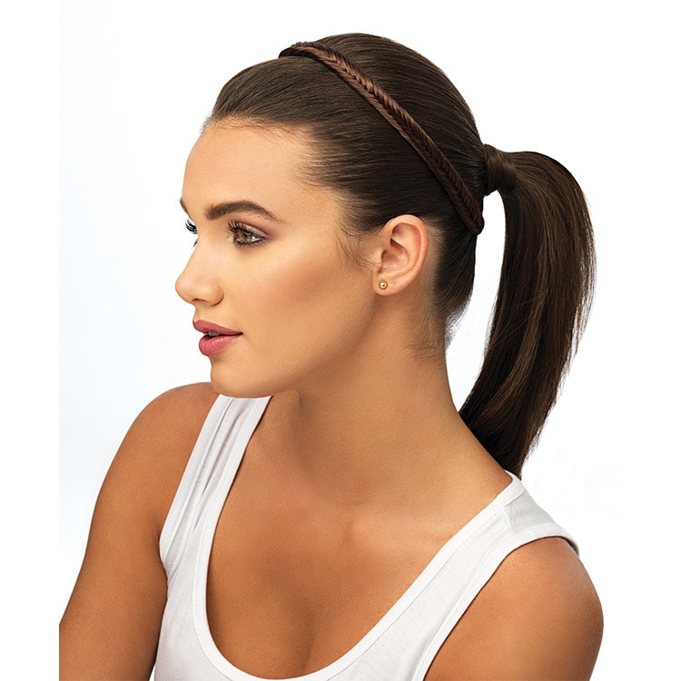 HairUWear Hairdo Fishtail Braided Headband, Synthetic Hair - Image 2