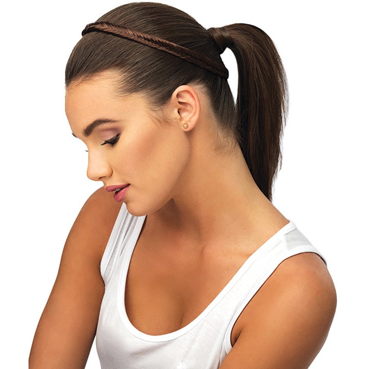 HairUWear Hairdo Fishtail Braided Headband, Synthetic Hair - Image 3