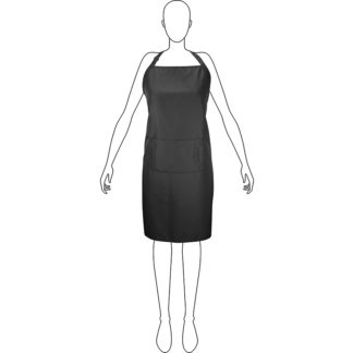 Olivia Garden Essentials Waterproof Black Apron, 84 x 67cm
