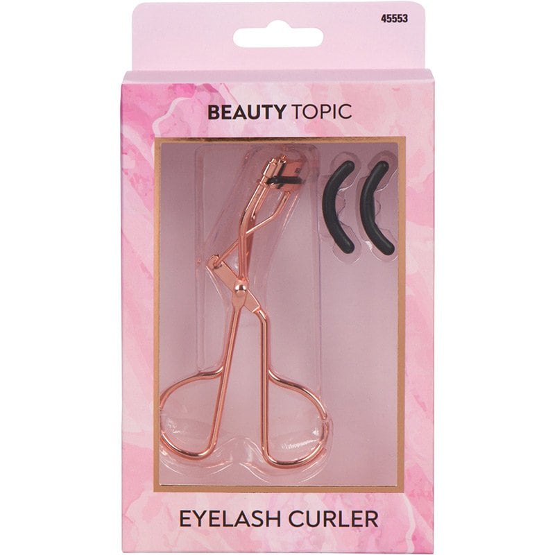 Beauty Topic Rose Gold Eyelash Curler with Two Spare Pads