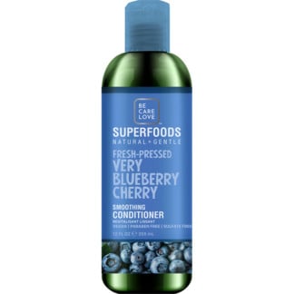 Be Care Love SuperFoods Natural & Gentle Fresh-Pressed Very Blueberry Cherry Smoothing Conditioner, 355ml