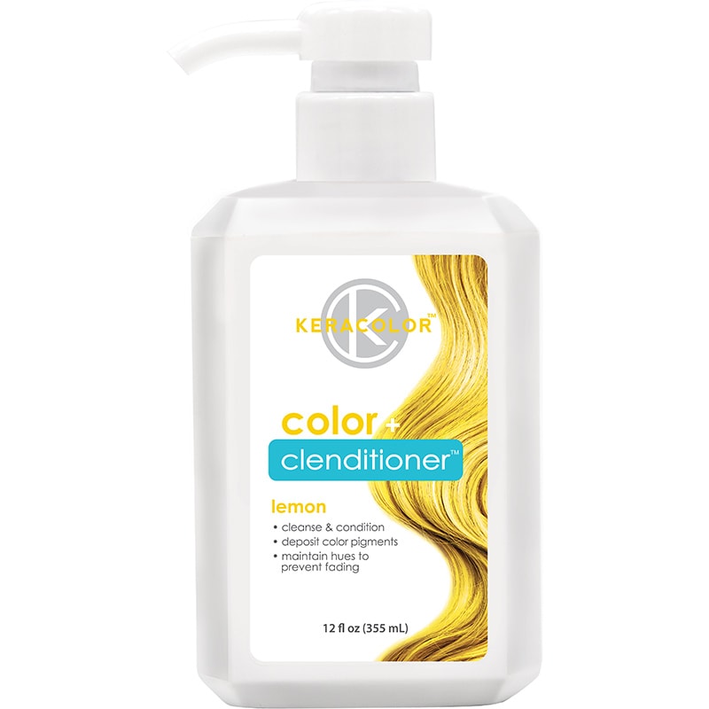 Kerachroma Vivid Color + Clenditioner, Lemon, 355ml