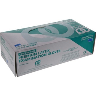 Gloves Latex Powder-Free, 100/Box