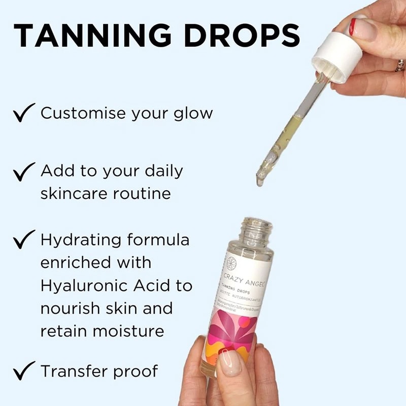 Crazy Angel Tanning Drops, 30ml - Image 3