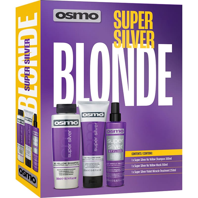 OSMO Super Silver No Yellow Gift Pack, 3 Pieces