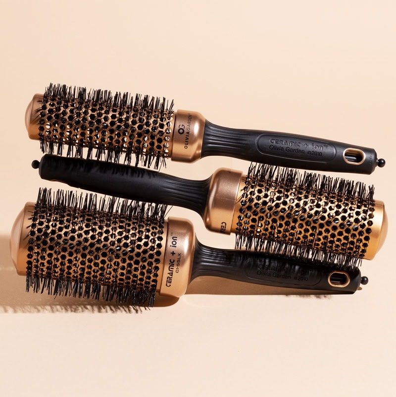 Olivia Garden Ceramic + Ion Thermal Luxe Limited Edition Brush Set: 4 Brushes - Image 8