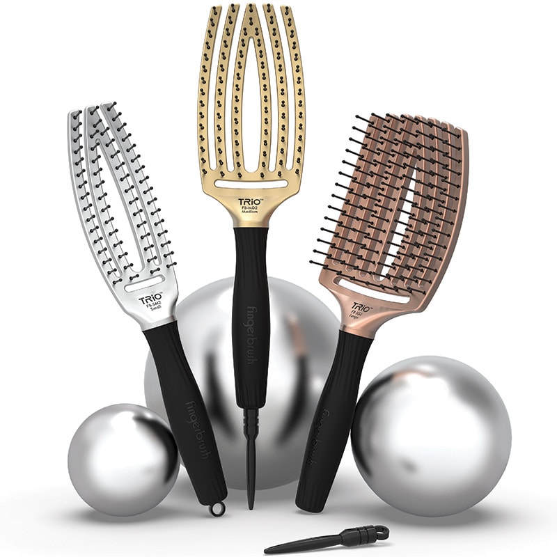 Olivia Garden FingerBrush Trio Brush Collection - Image 2