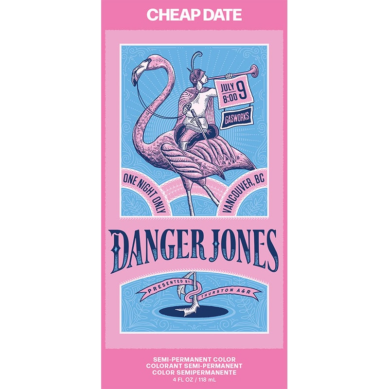 Danger Jones Semi-Permanent Color - Cheap Date Light Pink, 118ml - Image 3