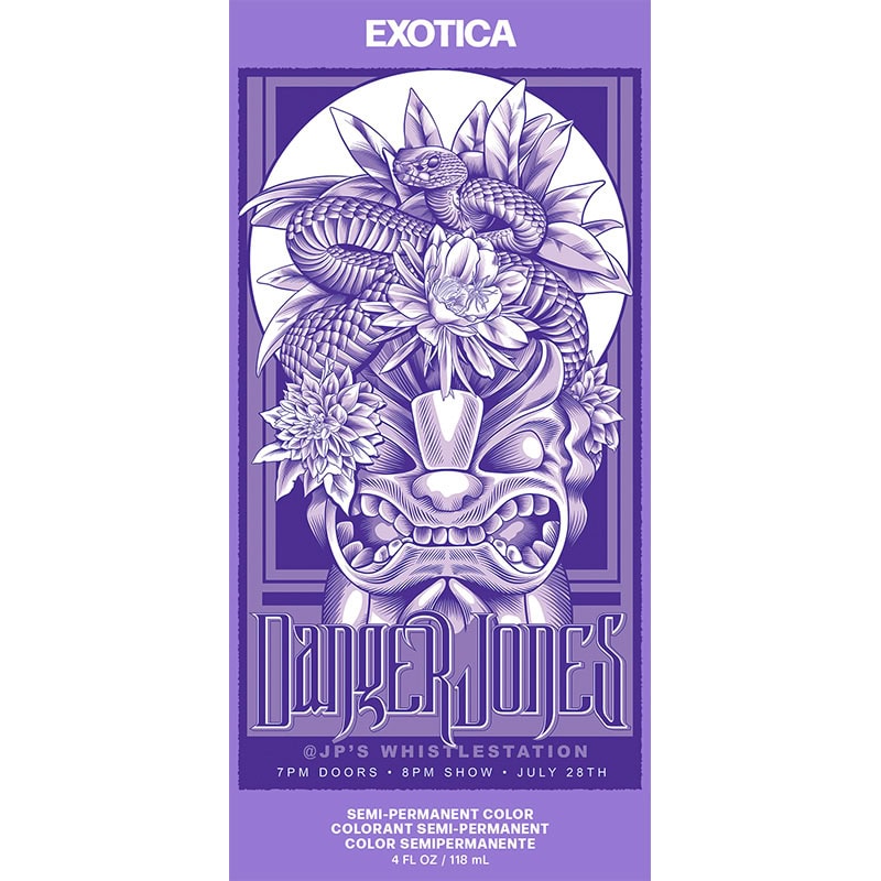Danger Jones Semi-Permanent Color - Exotica Light Purple, 118ml - Image 3