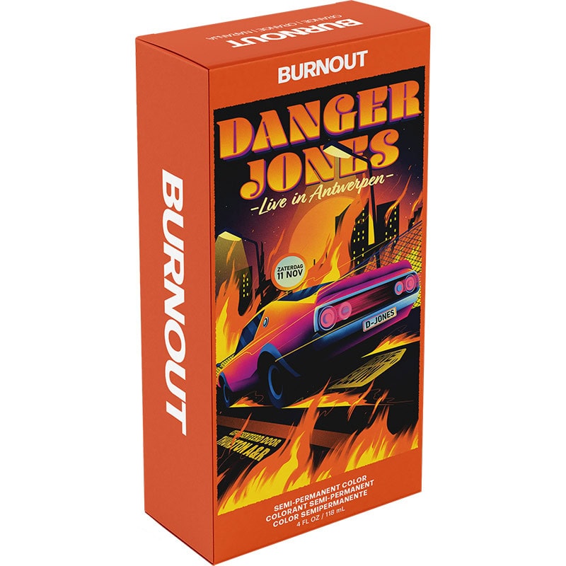 Danger Jones Semi-Permanent Color - Burnout Orange, 118ml - Image 2