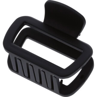 Hair Claw Clip Small Square Black, 5cm