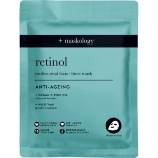 Maskology Professional Facial Sheet Mask – Anti-Ageing Retinol, 1/Pack