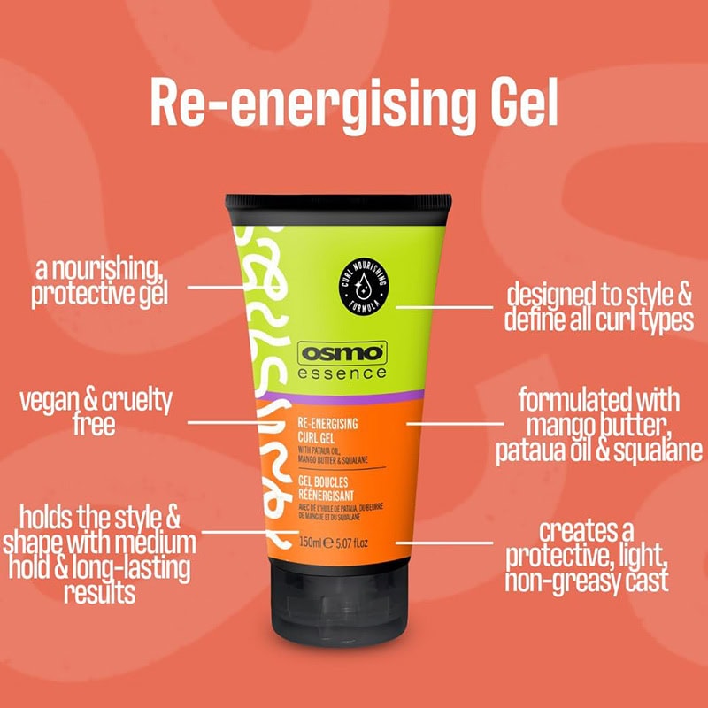 OSMO Essence Re-Energising Curl Gel, 150ml - Image 2