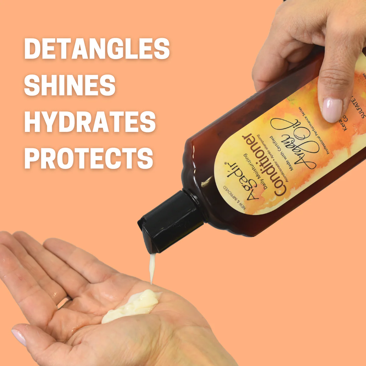 Agadir Argan Oil Daily Moisturizing 1 Litre Shampoo & Conditioner Banded Pack - Image 9