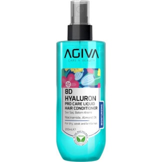 Agiva 8D Hyaluron Pro Care Liquid Hair Conditioner for Dry, Weak & Brittle Hair, 200ml
