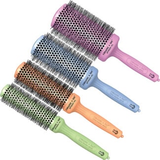 Olivia Garden Ceramic + Speed XL Long Barrel Blossom Brush Collection
