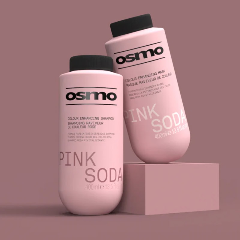 OSMO Pink Soda Colour Enhancing Banded Pack Duo Shampoo & Mask (2 x 1 Litre) - Image 9