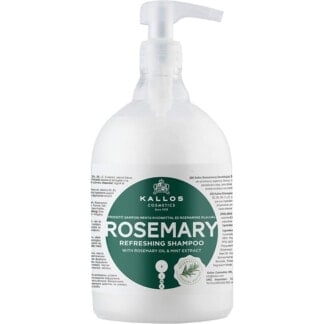 Kallos Rosemary Refreshing Shampoo with Rosemary Oil & Mint Extract, 1 Litre