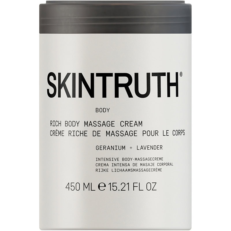 Skintruth Massaging Rich Body Massage Cream with Geranium & Lavender, 450ml
