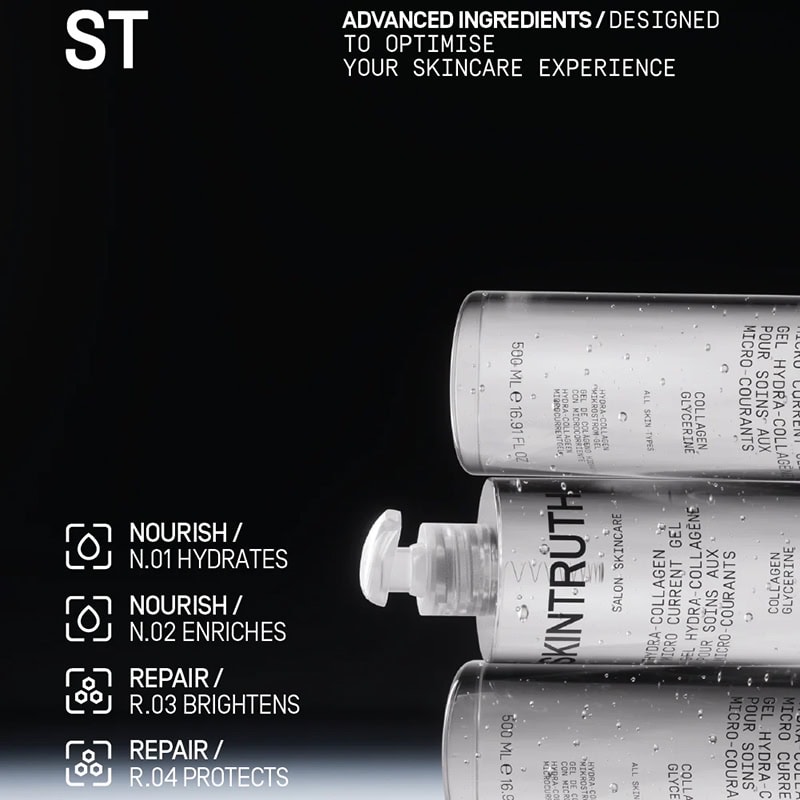 Skintruth Treatment Face & Body Hydra-Collagen Micro Current Gel with Glycerine, 250ml - Image 3