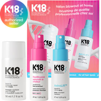 K18 Salon Blowout At Home Set, 3 Pieces