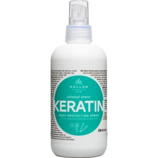 Kallos Keratin Heat Protecting Spray with Keratin & Milk Protein, 200ml