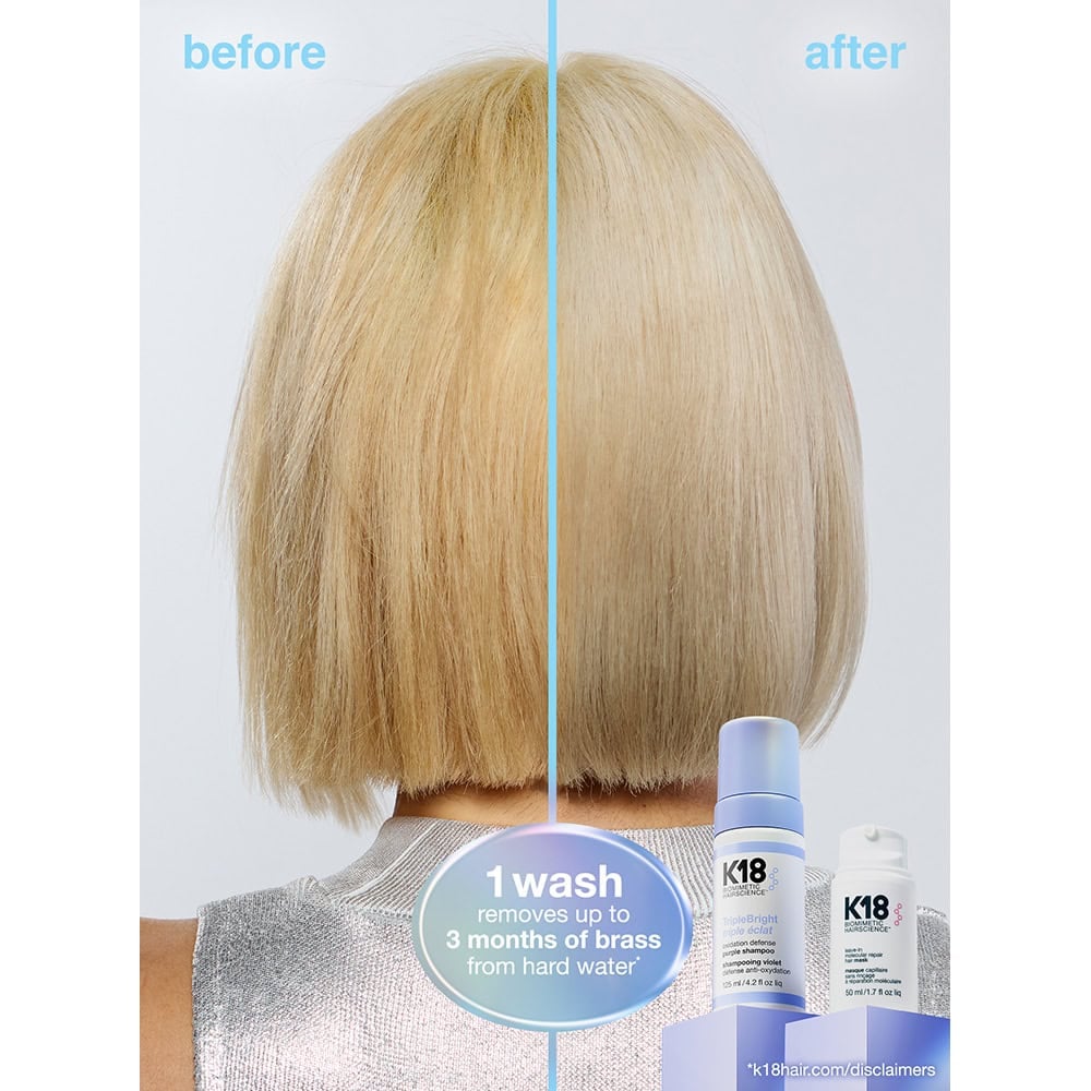 K18 TripleBright Oxidation Defense Purple Shampoo - Image 2