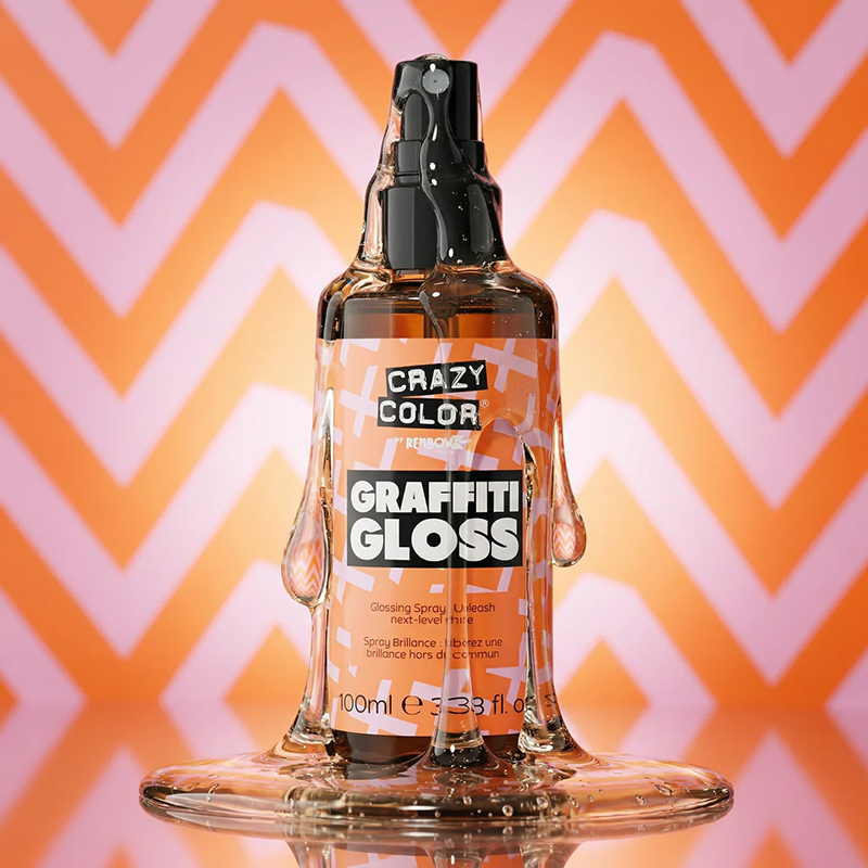 Crazy Color Graffiti Gloss Ultimate Shine Spray, 100ml - Image 2