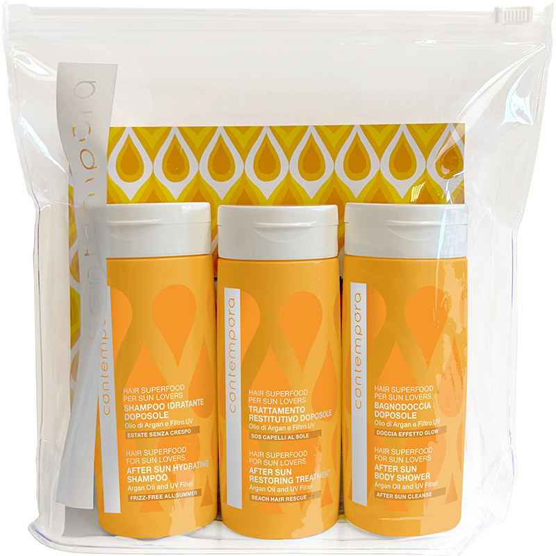 Contempora Hair Superfood for Sun Lovers Travel Kit, 3 Pieces